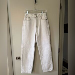 Off White w/brown stitch jeans